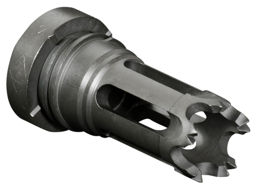 Yankee Hill 310228A Phantom Flash Hider Black Phosphate Steel with 1/2"-28 tpi Threads for 5.56x45mm NATO AR-Platform
