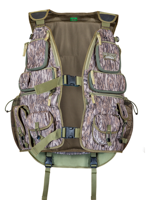 Primos 65724 Will Primos Turkey Vest Large Mossy Oak Original BottomLand Polyester