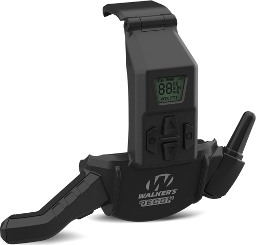 Walker's GWPRECMBT Recon Walkie-Talkie Attachment Ability to Communicate Black