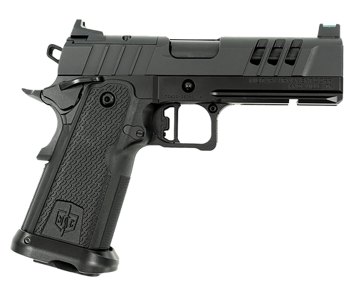 MAC 12500014 9 DS 9mm Luger 17+1 4.25" Black QPQ Bull Barrel, QPQ Tenifer Cerakote Optic Cut/Serrated Steel Slide, QPQ Tenifer Cerakote Steel Frame w/Accessory Rail & Beavertail, RMR Footprint