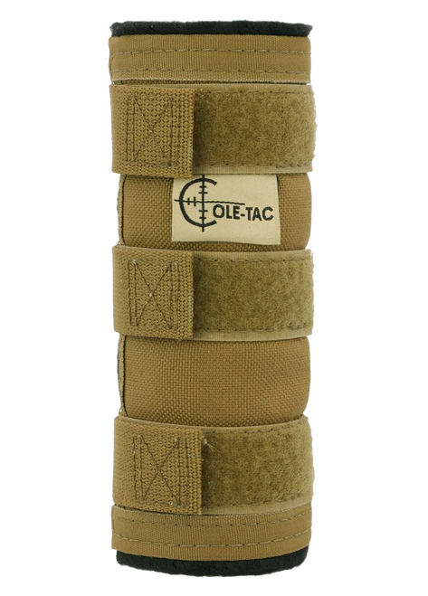 Cole-tac MP102 Metal Python Suppressor Cover Fits 6" Long Coyote Brown