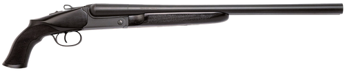 Charles Daly 930385 500  12 Gauge Break Open 2 20" Black Side By Side Barrel, Black Receiver, Black Wood Stock, Includes Pistol Grip
