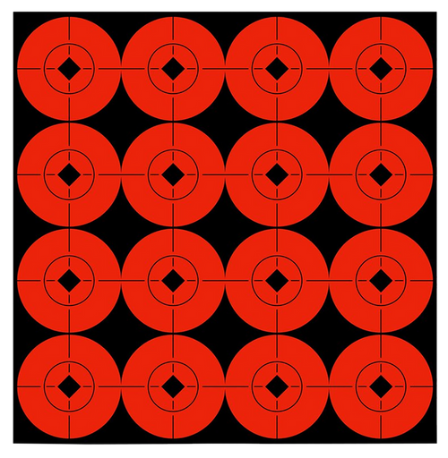 Birchwood Casey 33904 Target Spots  Self-Adhesive Paper Black/Orange 1.5" Bullseye 160 Pack