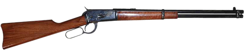 Cimarron AS632 1892 Carbine Full Size 44 Mag 10+1 20" Blued Round Barrel, Color Case Hardened Steel Receiver Walnut Fixed Stock, Right Hand