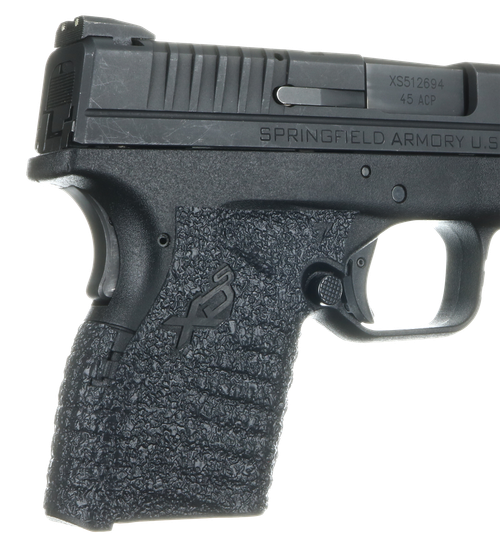 Talon Grips 207R Adhesive Grip  Textured Black Rubber for Springfield XD-S 9,40,45 with Small Backstrap