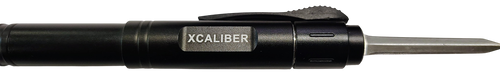 Xcaliber Knife Company  Pen Knife  1.70" OTF Dagger Stainless 440C SS Blade, 5.90" Black Aluminum Handle
