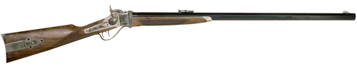 Cimarron AS200 1874 Rifle From Down Under II 45-70 Gov 1rd 34" Blued Octagon Barrel, Color Case Hardened Stainless Steel Receiver, Walnut Fixed Stock, Right Hand