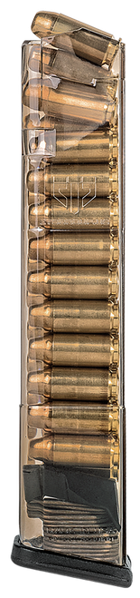 ETS Group GLK22170 Pistol Mags  24rd Extended 40 S&W Compatible w/Glock 22/23/24/27/35 Gen1-4  Clear Polymer