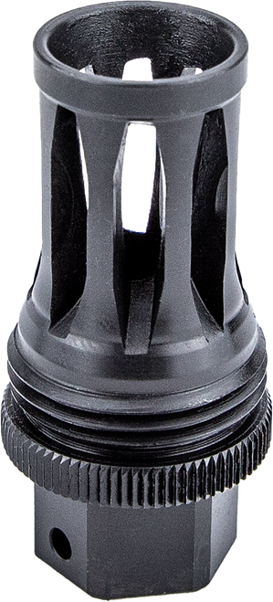 Kgm Suppressors A-QD-FH-S-1 Quick Detach Flash Hider Black Nitride Steel 1/2"x28 Threads