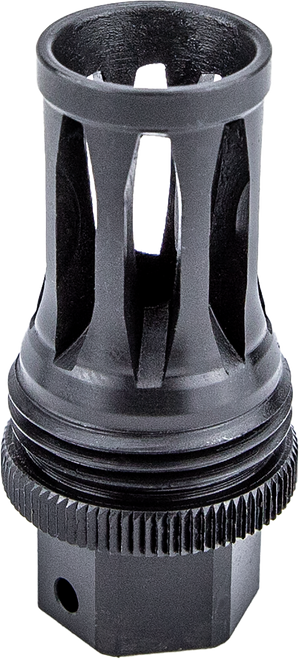 Kgm Suppressors A-QD-FH-S-1 Quick Detach Flash Hider Black Nitride Steel 1/2"x28 Threads