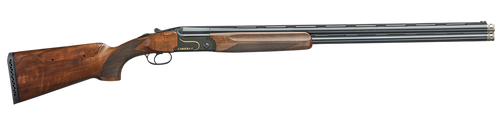 F.A.I.R. FRCRRAV1232 Carrera V  12 Gauge Break Open 3" 2rd 32" Black Over/Under Vent Rib Barrel, Black w/Gold Inlay Receiver, Walnut w/Adj Comb Stock, TechniChoke XP70 Choke System