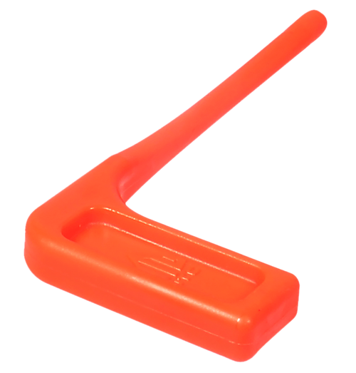 Leapers RBCSF06 Chamber Safety Flag Orange Polymer 3.50" Long 6 Pack