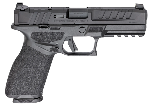 Springfield Armory EC9459BLCU Echelon  9mm Luger 10+1 4.50" Black Melonite Steel Barrel & Optic Ready/Serrated Steel Slide, Black Polymer Frame w/Picatinny Rail, Textured Grip