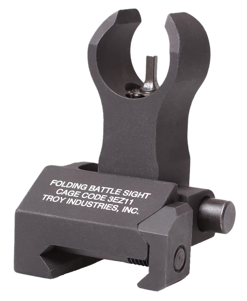 Troy Ind SSIGFBSFHBT00 Front Folding BattleSight HK  Black Hardcoat Anodized