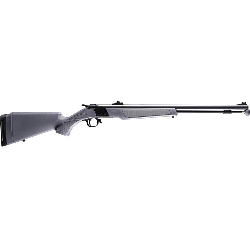 CVA Wolf Muzzleloader Rifle .50 Cal Single Shot 24" Barrel Blued Steel Stealth Grey Fiber Optic Sights