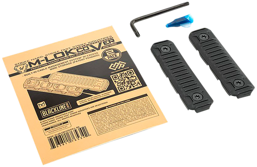 Strike Industries AR-CM-COVER-L-BK Cable Management Cover Long 3.14"L Black Polymer for M-Lok