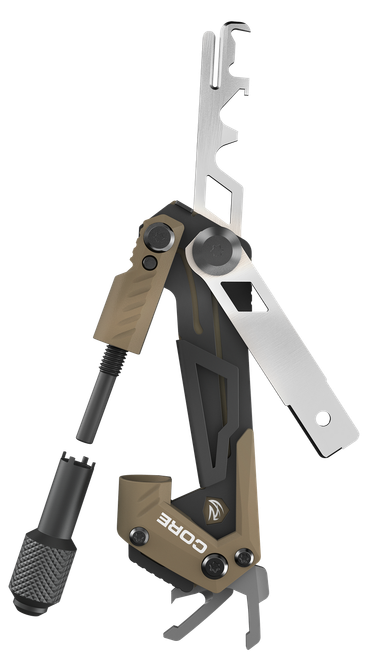 Real Avid AVGTCORAR Core Gun Tool AR15 Olive Green/Black Stainless Steel