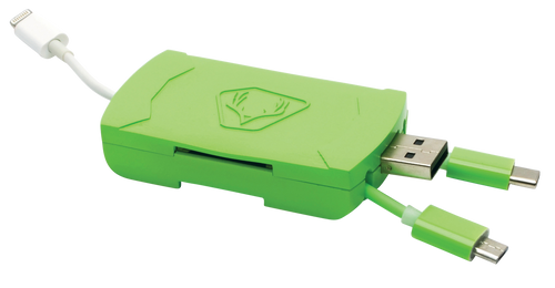 HME QMCR 4-in-1 Card Reader Green Android/IOS