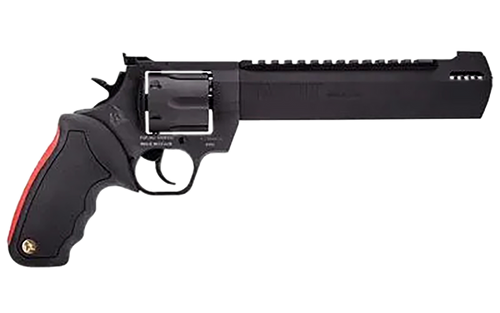 Taurus 2500101RH Raging Hunter  Large Frame 500 S&W Mag 5rd 10" Black Ported/Target Crown Barrel, Black Cylinder, Black Steel Frame, Black Rubber Grip