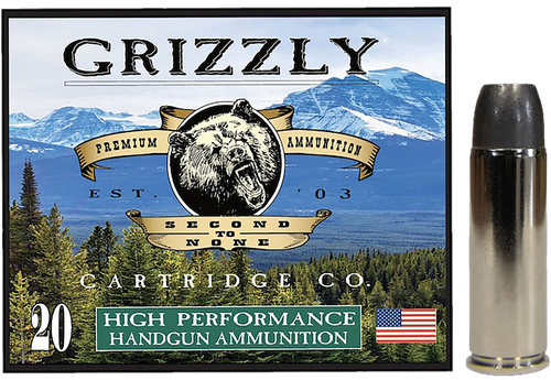 Grizzly Ammo GC45C+P14   45Colt+P 335gr Wide Long Nose Gas Check 20 Per Box/10 Case
