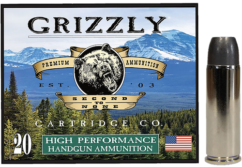 Grizzly Ammo GC45C+P14   45Colt+P 335gr Wide Long Nose Gas Check 20 Per Box/10 Case