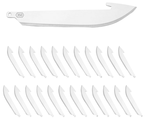 Outdoor Edge RR3524 Replacement Blades 350 24 Blades, Drop Point 3.50" 420J2 SS Blade
