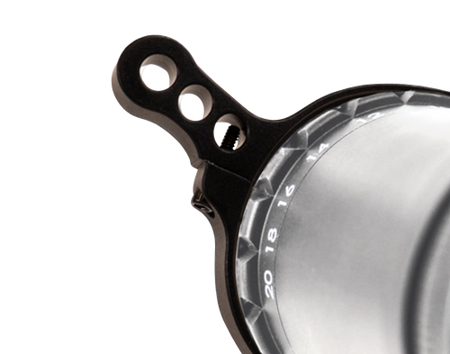 Huskemaw Optics 20SVUNI Switchview  Black Anodized Aluminum, Compatible w/Blue Diamond Scopes