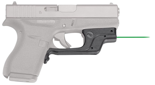 Crimson Trace 0146301 LG-443 Laserguard  Compatible w/Glock 42/43, Green Laser Black Polymer