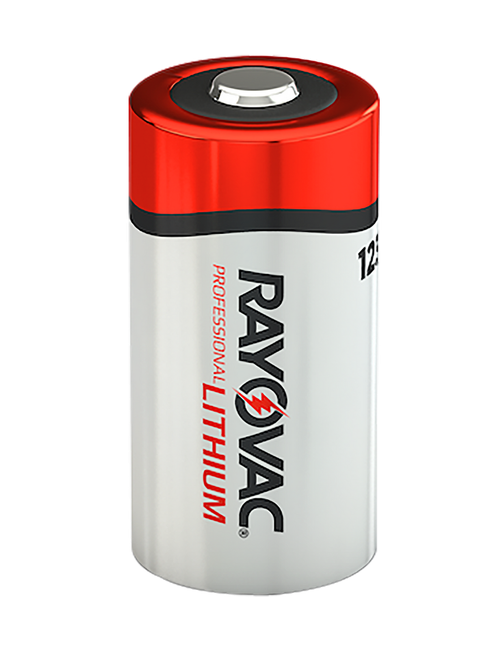 Rayovac RL123A2 123A Lithium  Silver/Red 3 Volts 1,500 mAh (2) Single Pack