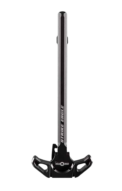 Patriot Ordnance Factory 01542 Strike Eagle Charging Handle AR-15 Black Anodized Aluminum, Ambidextrous