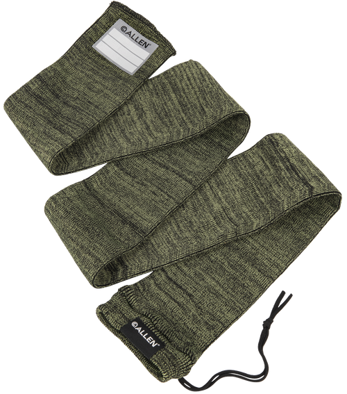 Allen 13171 Stretch Knit Gun Sock Green Silicone-Treated Knit w/Custom ID Labeling Holds Rifles with Scope or Shotguns 52" L x 3.75" W Interior Dimensions