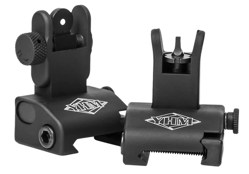 Yankee Hill 5040 Q.D.S. Sight Set  Black Hardcoat Anodized AR Platform