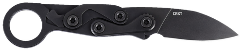 CRKT 4050K Provoke EDC EDC 2.47" Folding Black Oxide Plain Satin D2 Steel Blade, Black Aluminum Handle