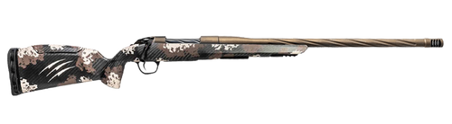 Fierce Firearms  Twisted Rage LR Full Size 22 Creedmoor 4+1 22" Smoked Bronze Cerakote Match Grade/Spiral Threaded Stainless Steel Barrel, Drilled & Tapped Receiver, Desert Shadow Camo Push Button Adj