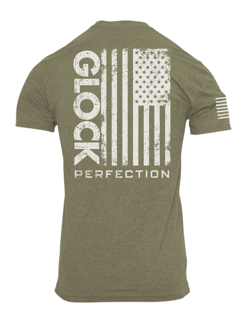GLK AP96398 PERFECTION FLAG TEE M   GRN