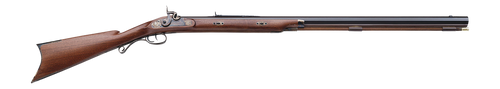 Davide Pedersoli 010S206500 Missouri River Hawken 50 Cal Percussion 30" Blued Octagon Barrel, Color Case Hardened Receiver, Fixed American Walnut Stock