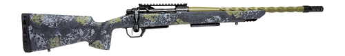 Horizon Firearms HRF-VE2-7MBC-22R Venatic 2 7mm BC 22" Sage Green Spiral Fluted Threaded Barrel, Black DLC Receiver w/Picatinny Rail, Arca Rail Forend, Artic Moss Iota EKO X Carbon Fiber Stock