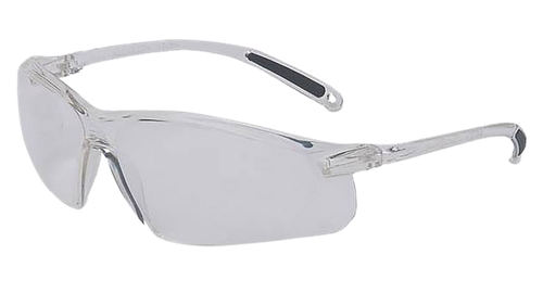 Howard Leight R01636 Uvex A700 Shooting Glasses Adult Clear Lens Polycarbonate Scratch Resistant Clear Frame