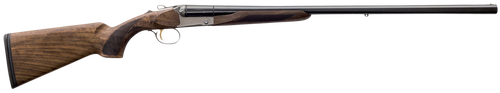 Charles Daly 930355 512 Superior Full Size 12 Gauge Break Open 3" 2rd 28" Gloss Blued Side By Side Barrel, Silver Steel Receiver, Fixed Oiled Walnut Stock, Rem Choke Tube System