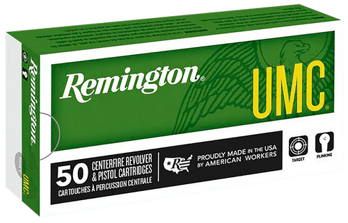 Remington Ammunition 23744 UMC  44RemMag 180gr Jacketed Soft Point 50 Per Box/10 Case