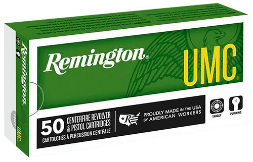 Remington Ammunition 23744 UMC  44RemMag 180gr Jacketed Soft Point 50 Per Box/10 Case