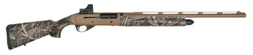 Girsan 390155 MC312 Gobbler 12 Gauge with 24" Barrel, 3.5" Chamber, 5+1 Capacity, Bronze Cerakote Metal Finish & Camo Synthetic Stock Right Hand (Full Size) Includes Red Dot