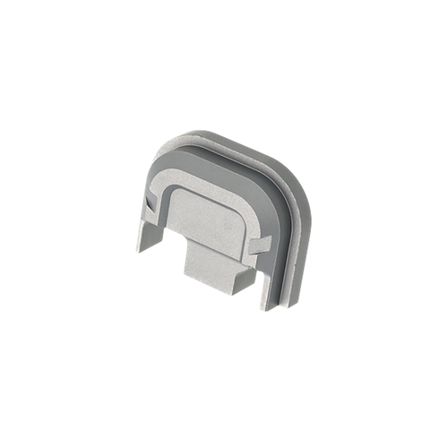 Tyrant CNC TDG14SPGREY Slide Cover Plate  Chevron Design Glock Gen1-4 Grey Aluminum