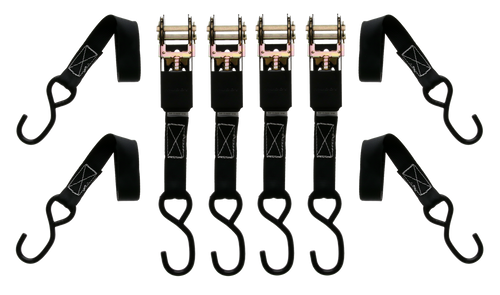 MUDDY MUD-SDRS10-4PK  1"X10'STD DUTY RATCHET STRAP