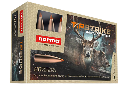 Norma Ammunition 20171222 Dedicated Hunting Tipstrike 280Rem 160gr Polymer Tip 20 Per Box/10 Case