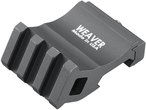 Weaver Mounts 99671 Offset Rail Adapter  Black Anodized 0 MOA