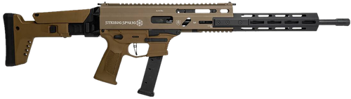 Grand Power 810091156483 Stribog SP9A3G 9mm Luger 16" Black Barrel, Flat Dark Earth Receiver, Polymer Stock & Grip