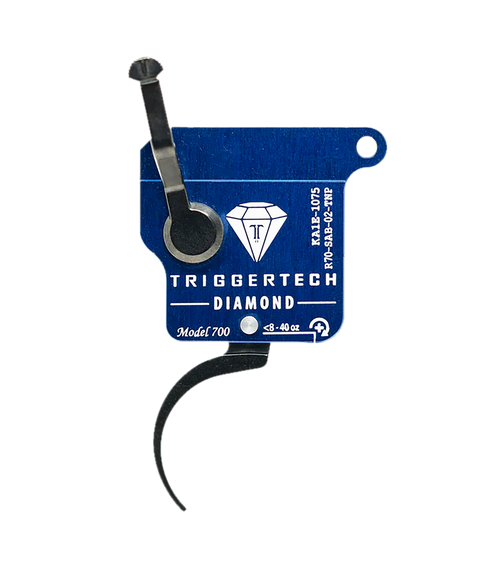 TriggerTech R70SAB02TNP Diamond  Black Curved Fits Remington 700 Right Hand