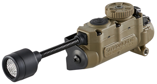 Streamlight  Sidewinder Stalk Helmet Light 23/28/57/76 Lumens White White/Red/Green/Blue/IR LED Bulb Coyote 28 Meters Distance