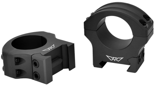 Warne 8501M HyperLite  Matte Black MagnaFusion Alloy 1" Tube Medium Maxima/Weaver/Picatinny